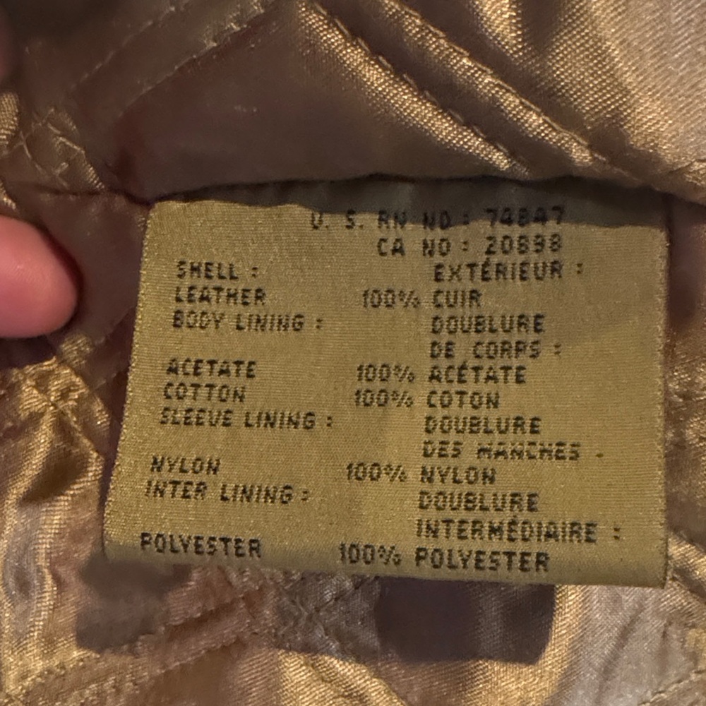 Marc New York Black Leather Field Jacket - Picture 3 of 7